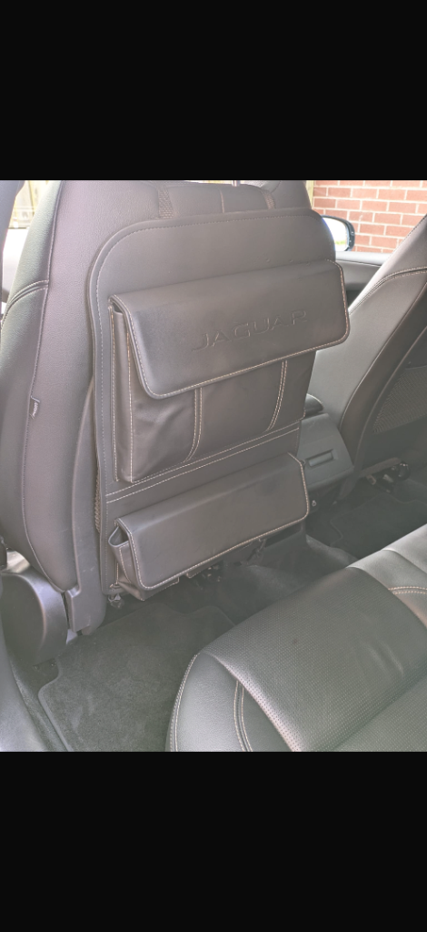 Jaguar back of seat storage 