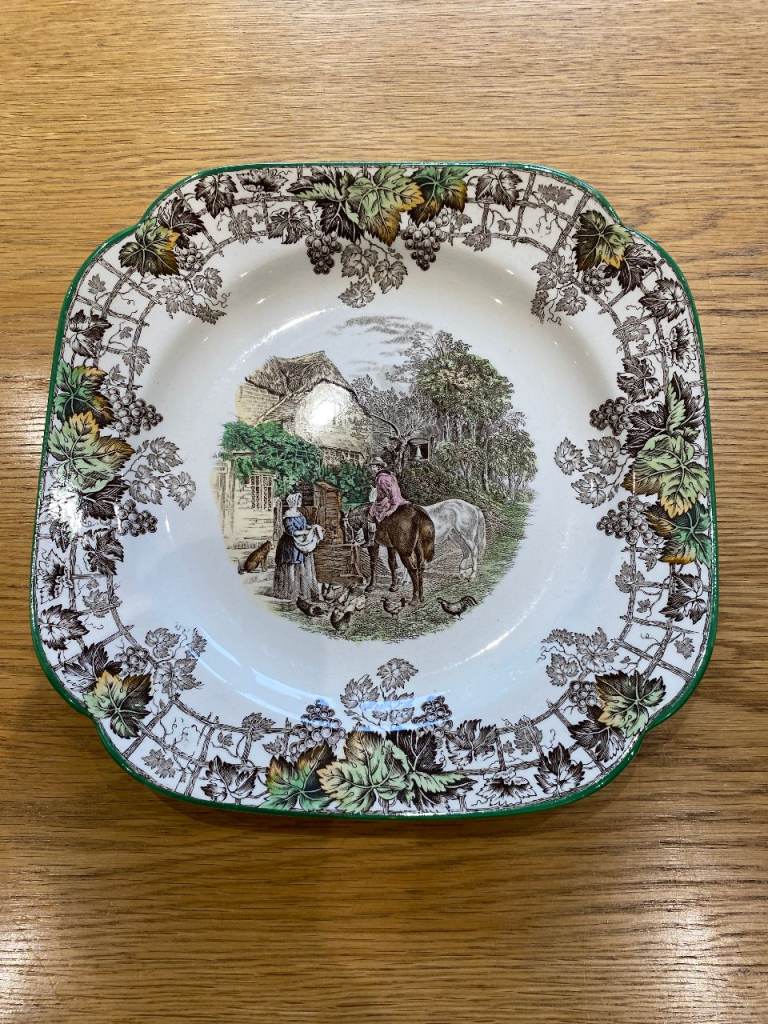  A VINTAGE COPELAND SPODE “BYRON PATTERN” PLATE 