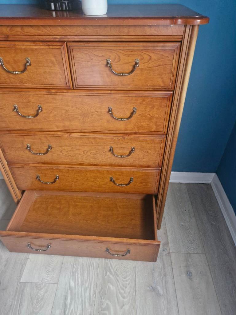 Solid Wood Chest of Drawers x 3 – Good Condition