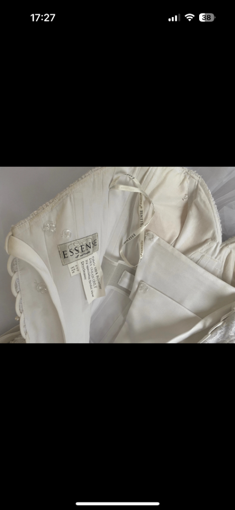 Essence of Australia ivory mermaid sweetheart corset wedding dress D2029 size (10- 12