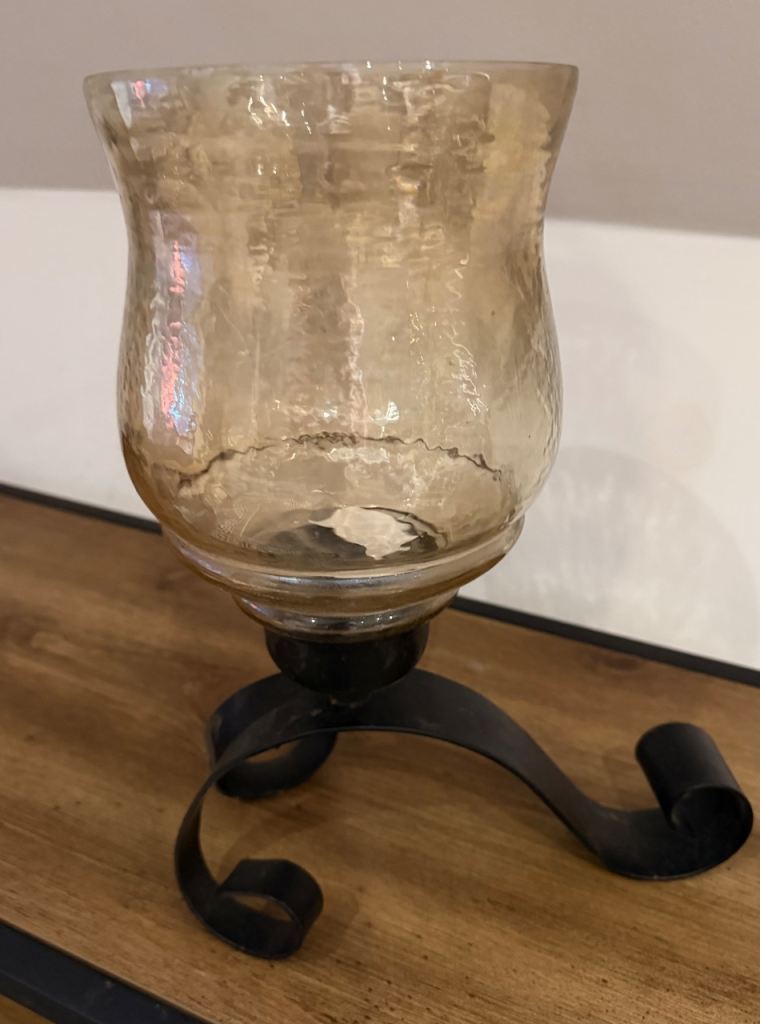Art Deco candle holder