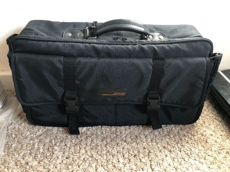 Compaq Laptop/Camera Case In Black Colour