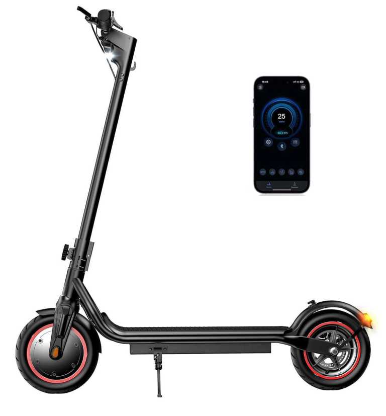 HeyScooter, Adult Electric Scooter, 34-45KM Range 500W Motor 8.5-9.3 inch Pneumatic Tires