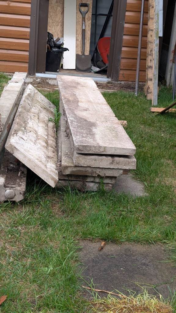 Free fence concrete based boards x8