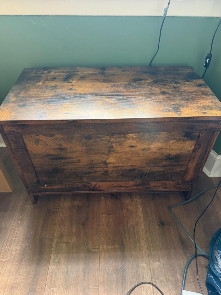 Rustic Wooden Storage Chest / Blanket Box