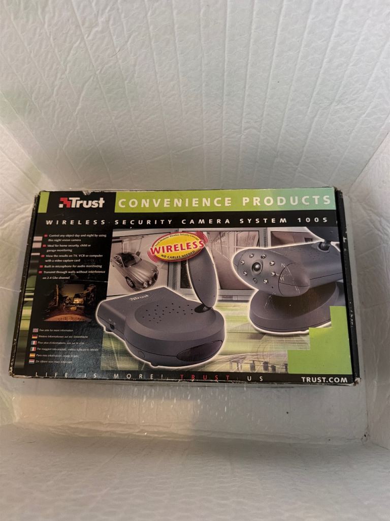 Trust Wireless Security Camera System 100S - Good Condition