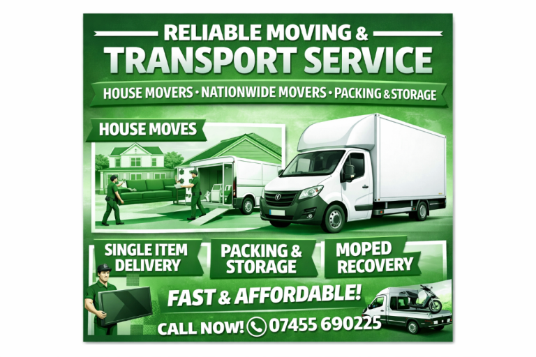 Man and Van / Removals | Professional and Affordable Man with Van / van man / van guy near me Bow