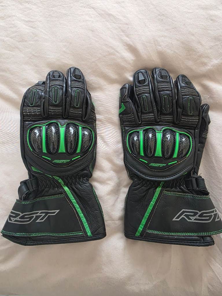 RST Leather Motorcycle Gloves XL/11