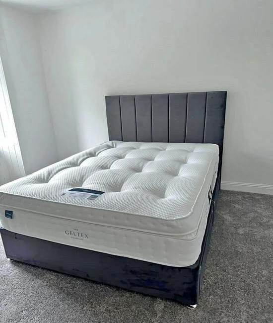 ⭐ Luxury 4ft6 Double Divan Bed & Mattress Set | 🚚 Same Day Delivery | 🎉 10% OFF SALE ::
