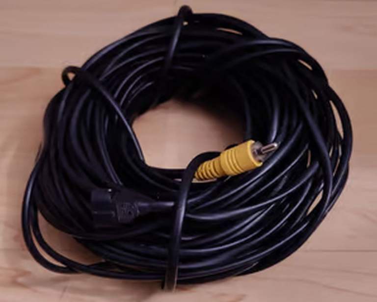 Bose speaker cable. One 48ft cable with an RCA connector & Bose's AC-2 connector.