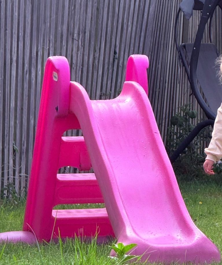 Little tikes pink slide free