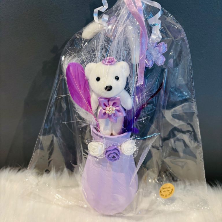 Lilac flower display 