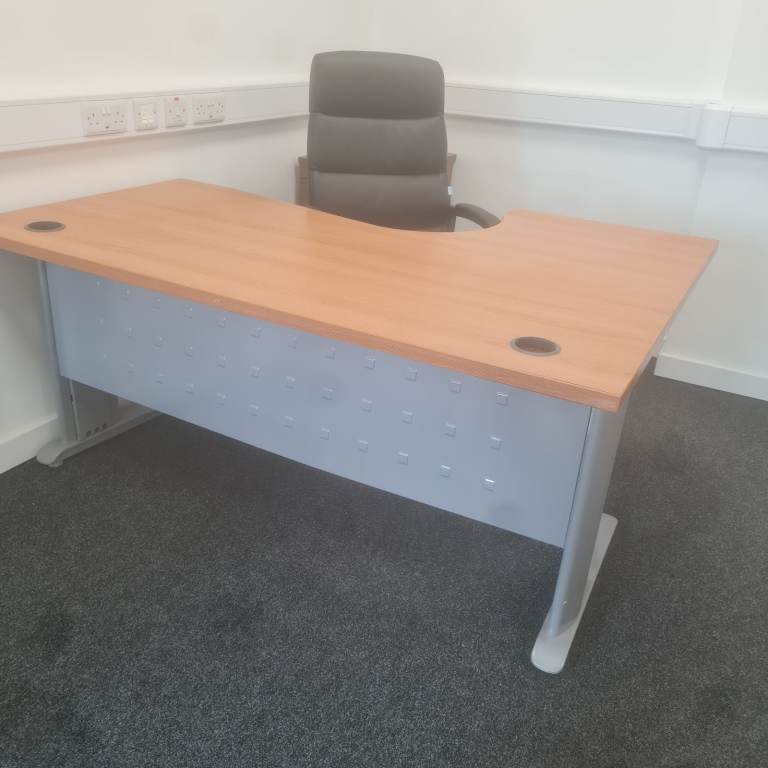 Managers corner office desks 