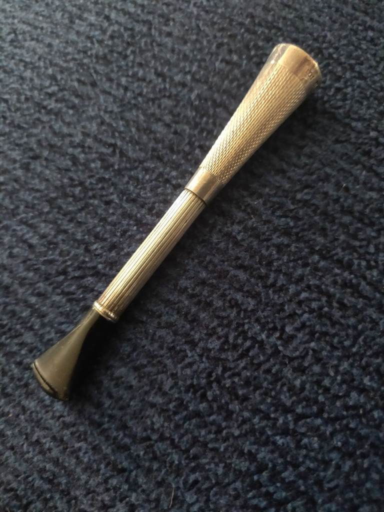 Antique silver cigarette holder 