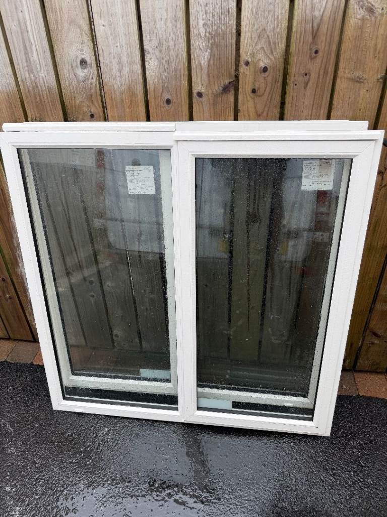 uPVC Window White Glazed door patio composite 