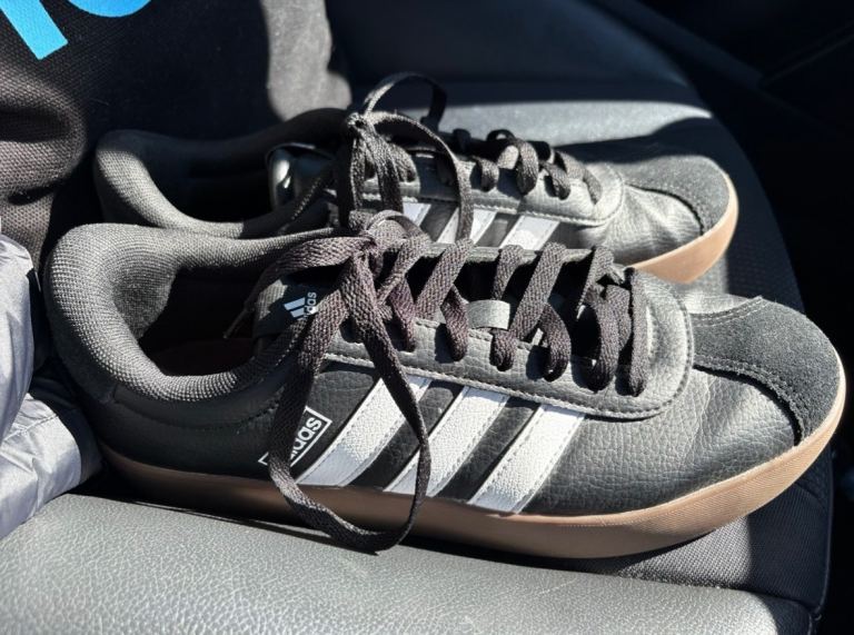Black Womens Adidas Shoes size 8
