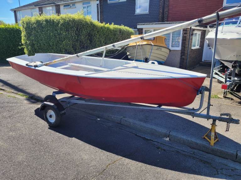 Enterprise sailing dinghy boat. No trailer or trolley