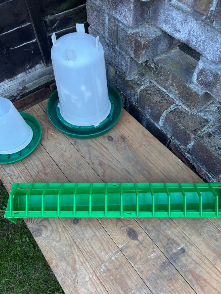 Chicken feeding set