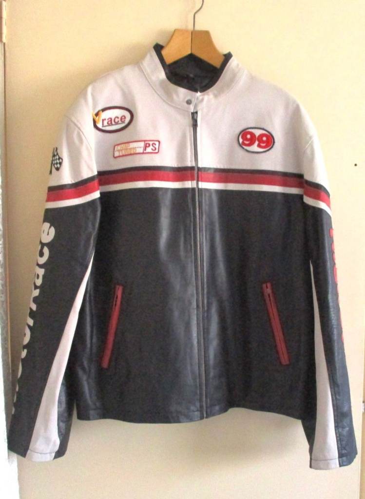 Leather Jacket MotorRace HighSpeed Champion 1975 XL
