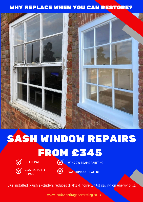 Sash window restoration 
