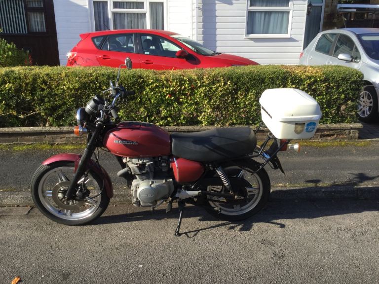 Honda CB 400A. No tax or Mot needed. Carbs  need a good clean to get it going.