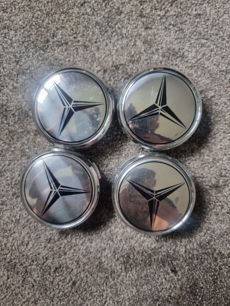 Mercedes benz alloy wheel centre caps