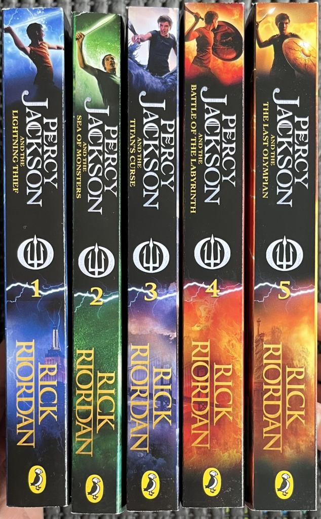 Percy Jackson book collection