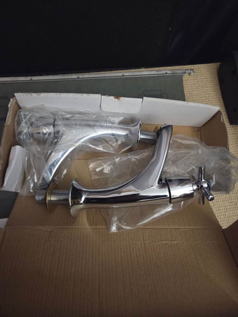 Swan high neck kitchen and sink taps 