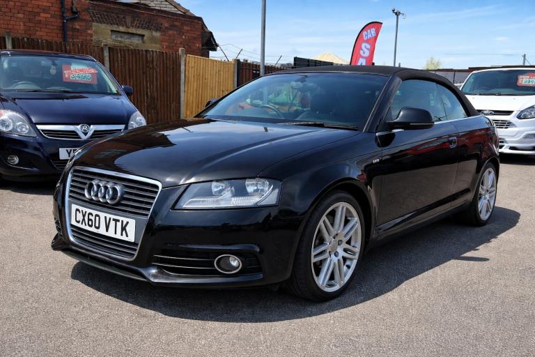 2010 AUDI A3 2.0 TDI  CONVERTIBLE LOW MILES ONLY 81000 1 YEAR,S MOT MAY PART EX