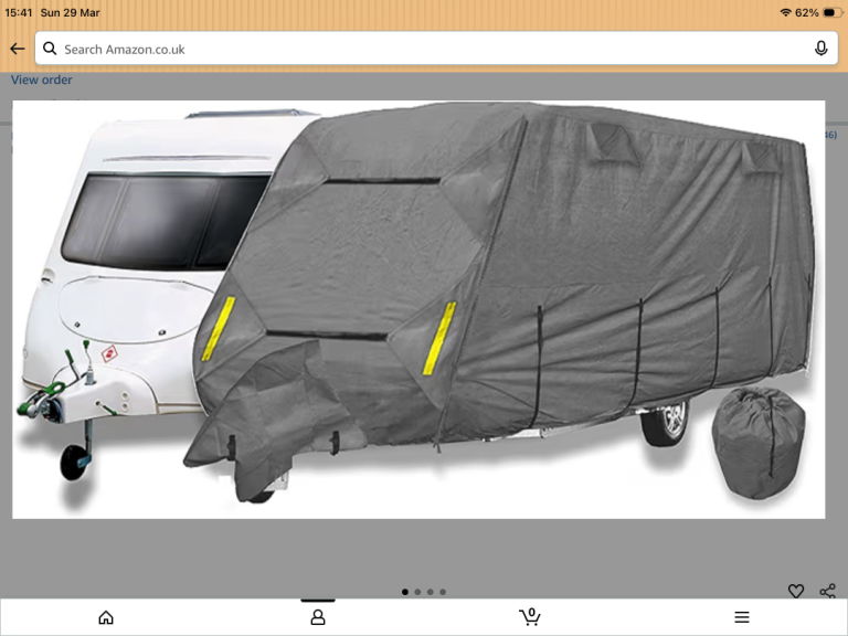Waterproof caravan cover