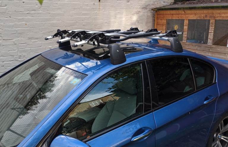 3x BMW Touring Bicycle Holder for Car Roof (5-series 2010-2017)