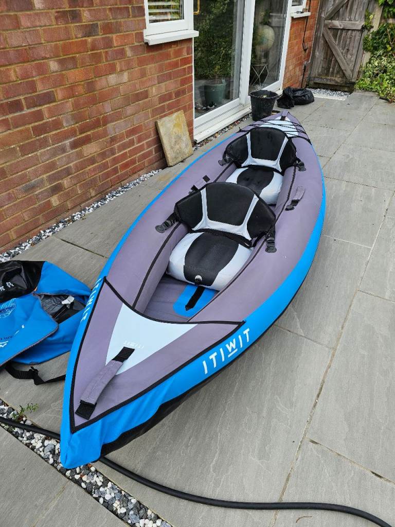 ITIWIT Inflatable Kayak 2-Person – Good Condition