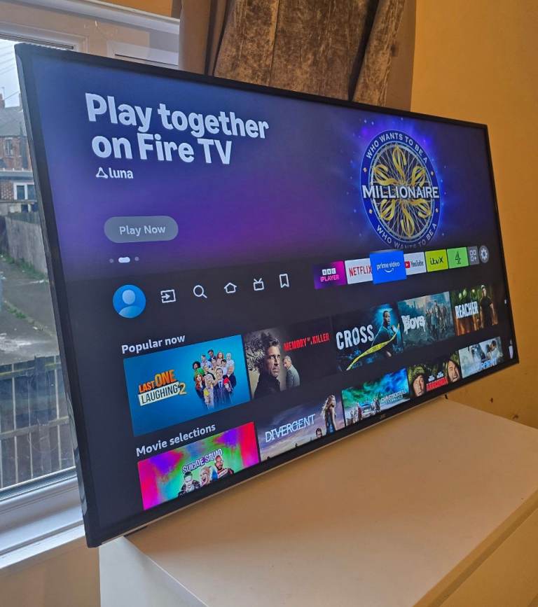 55" jvc smart 4K fire tv 