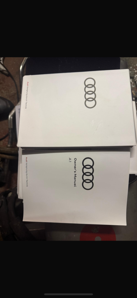 Audi A1 2019 onwards owners manual