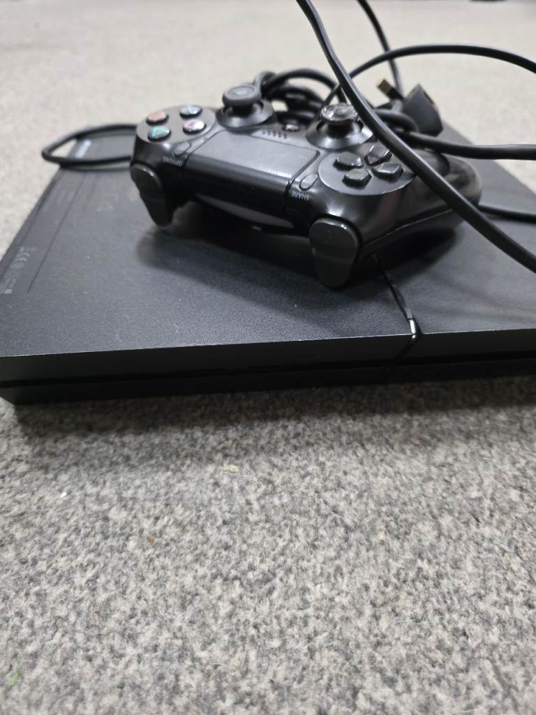 Playstation 4 with  wireless  controller 