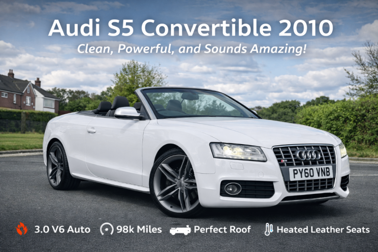Audi S5 Convertible 3.0 V6 Auto – 2010