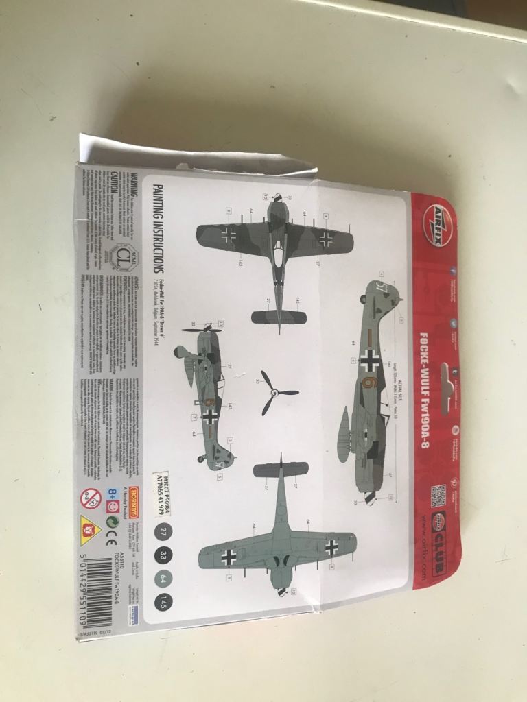 Airfix model German plane
