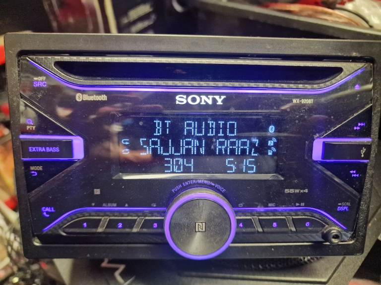 SONY WX 920BT DOUBLE DIN STEREO