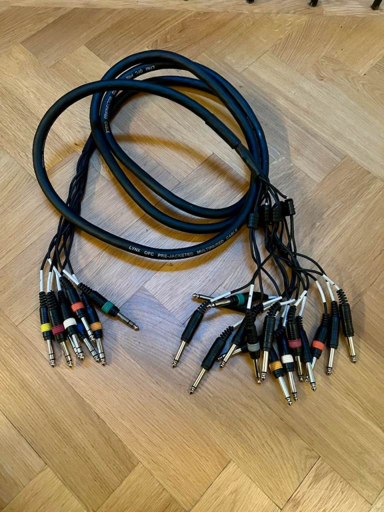 3 x Jack and XLR 3M looms