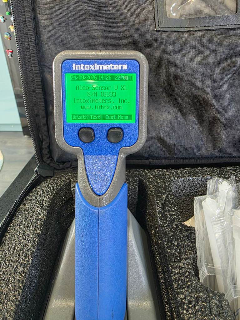 Alco Sensor VXL breathalyser and printer