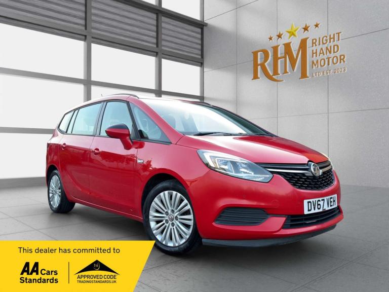 2017 Vauxhall Zafira 1.4T Design 5dr MPV PETROL Manual