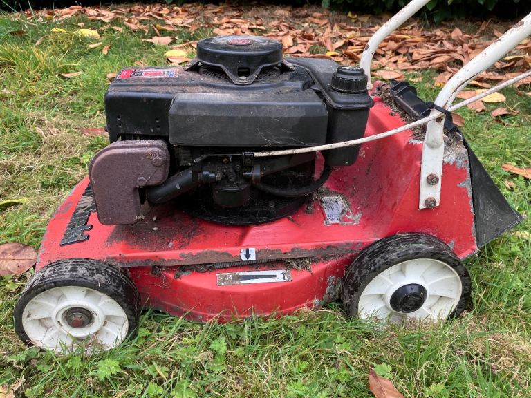 Mountfield Petrol Lawnmower - Red, Fair Condition