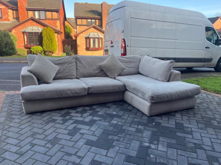 Large Next Grey Corner Sofa