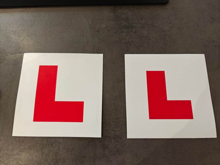 L Plates for Learners