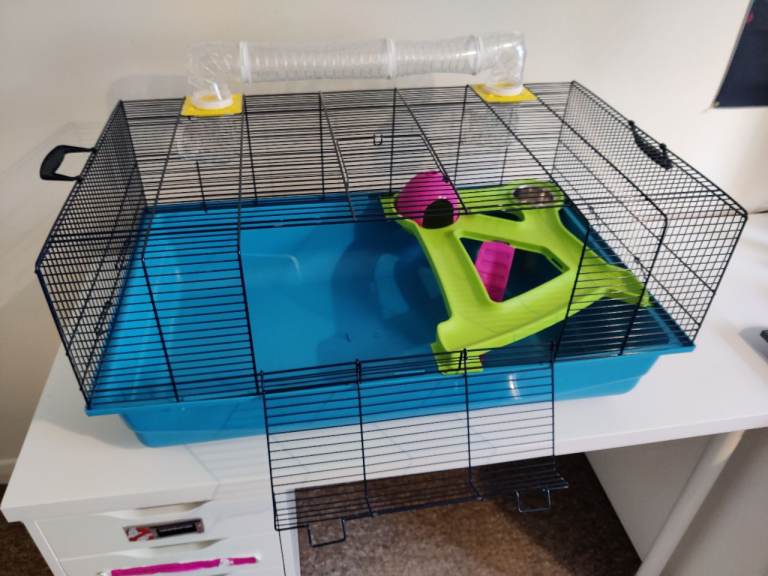 Savic Sky Hamster & Mouse Cage + lots of accessories, bedding, etc