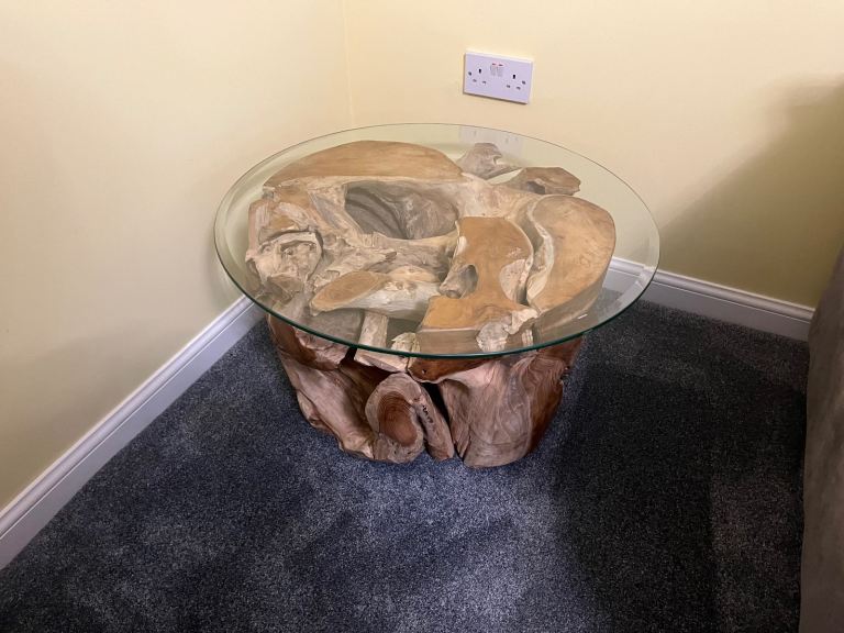 Teak Root round Coffee Table