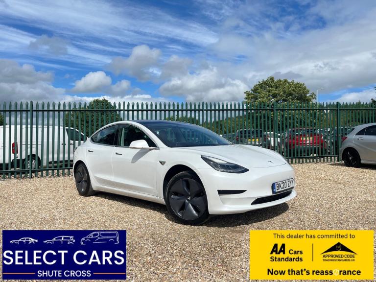 2020 Tesla Model 3 Standard Range Plus Saloon 4dr Electric Auto RWD (241 bhp)