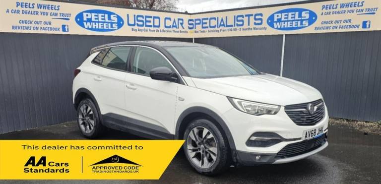 2018 68 VAUXHALL GRANDLAND X 1.2 TURBO GPF SPORT NAV SUV MANUAL EURO 