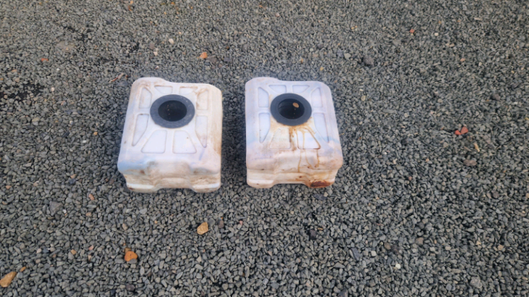 Two x single ball molasses lick ball feeders tractor 