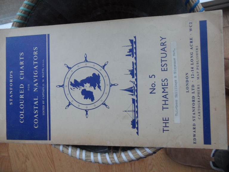 image for Large map of Thames Estuary